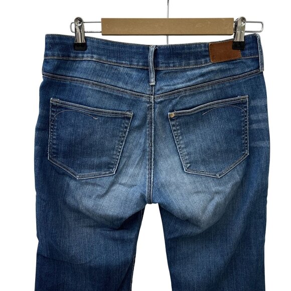 H&M Womens Mid-Rise Bootcut Leg Denim Jeans Blue Medium Wash Size 28x32 - Picture 13 of 14